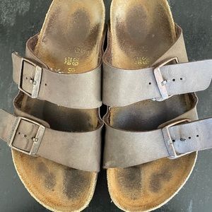 Birkenstock double strap sandals